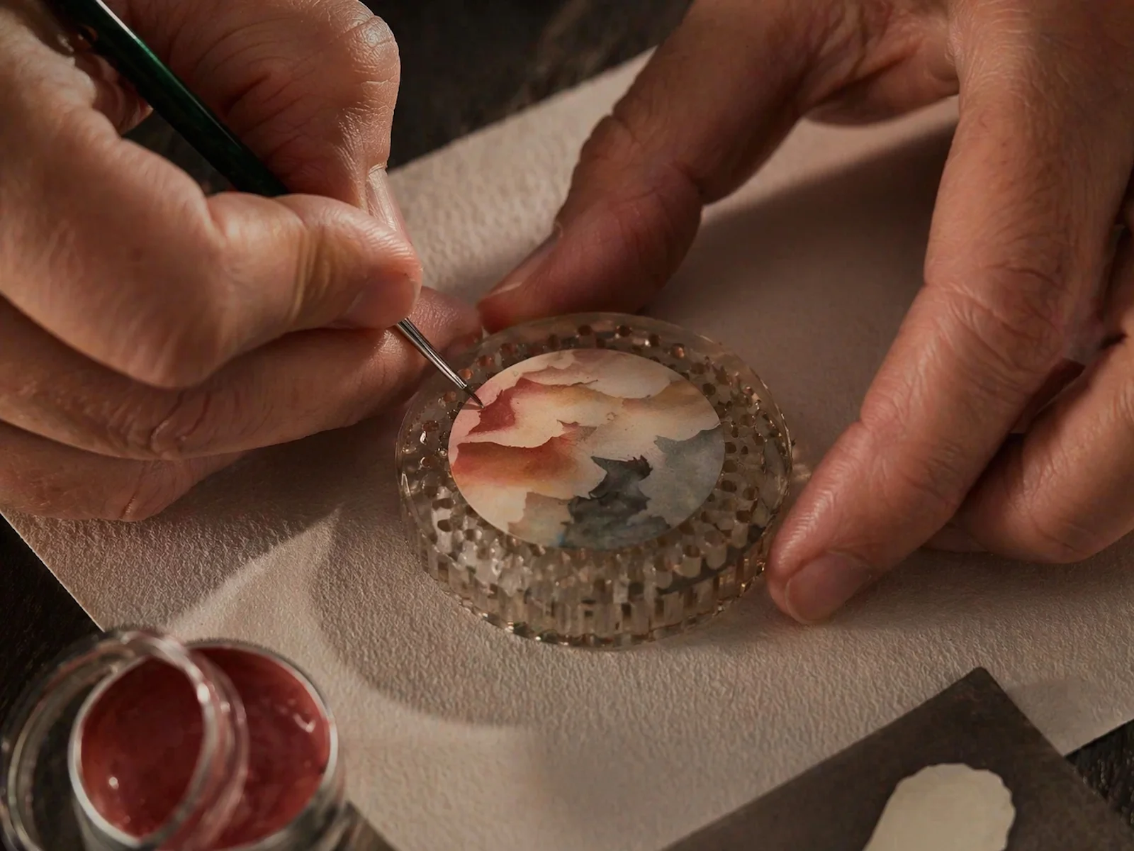Close craft detail for hands-on company direction