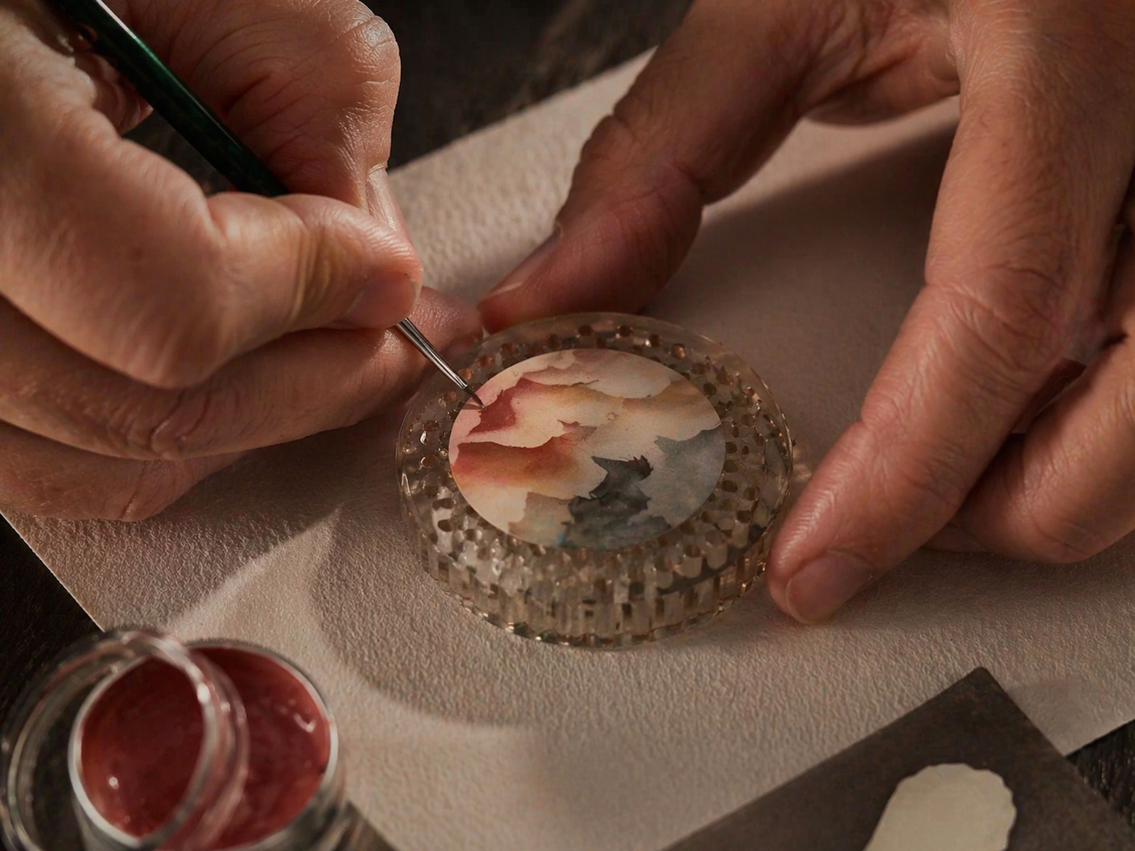 Close craft detail for hands-on company direction